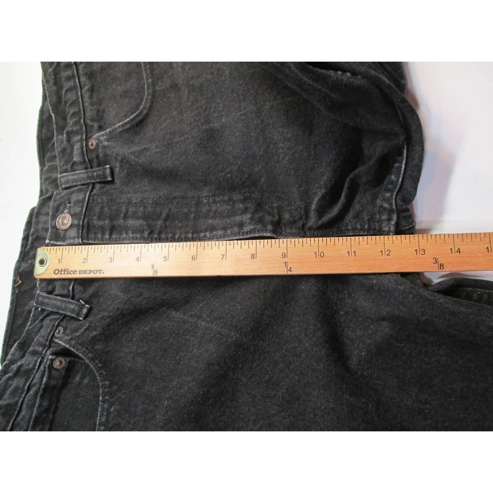 Levis 505 Bootcut Jeans Mens 32x33 Black Denim Mid Rise Cotton Cowboy Canada